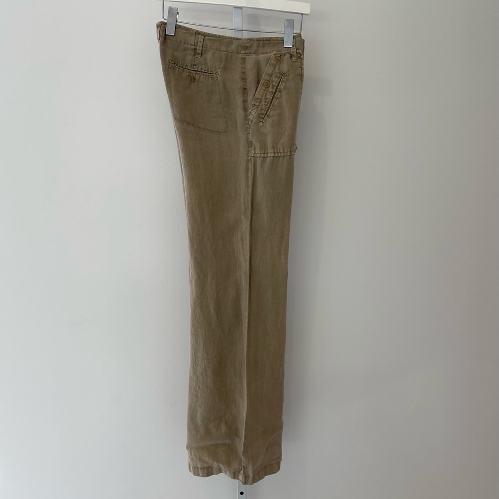 JOIE KHAKI TAN LINEN PANTS SIZE US 4